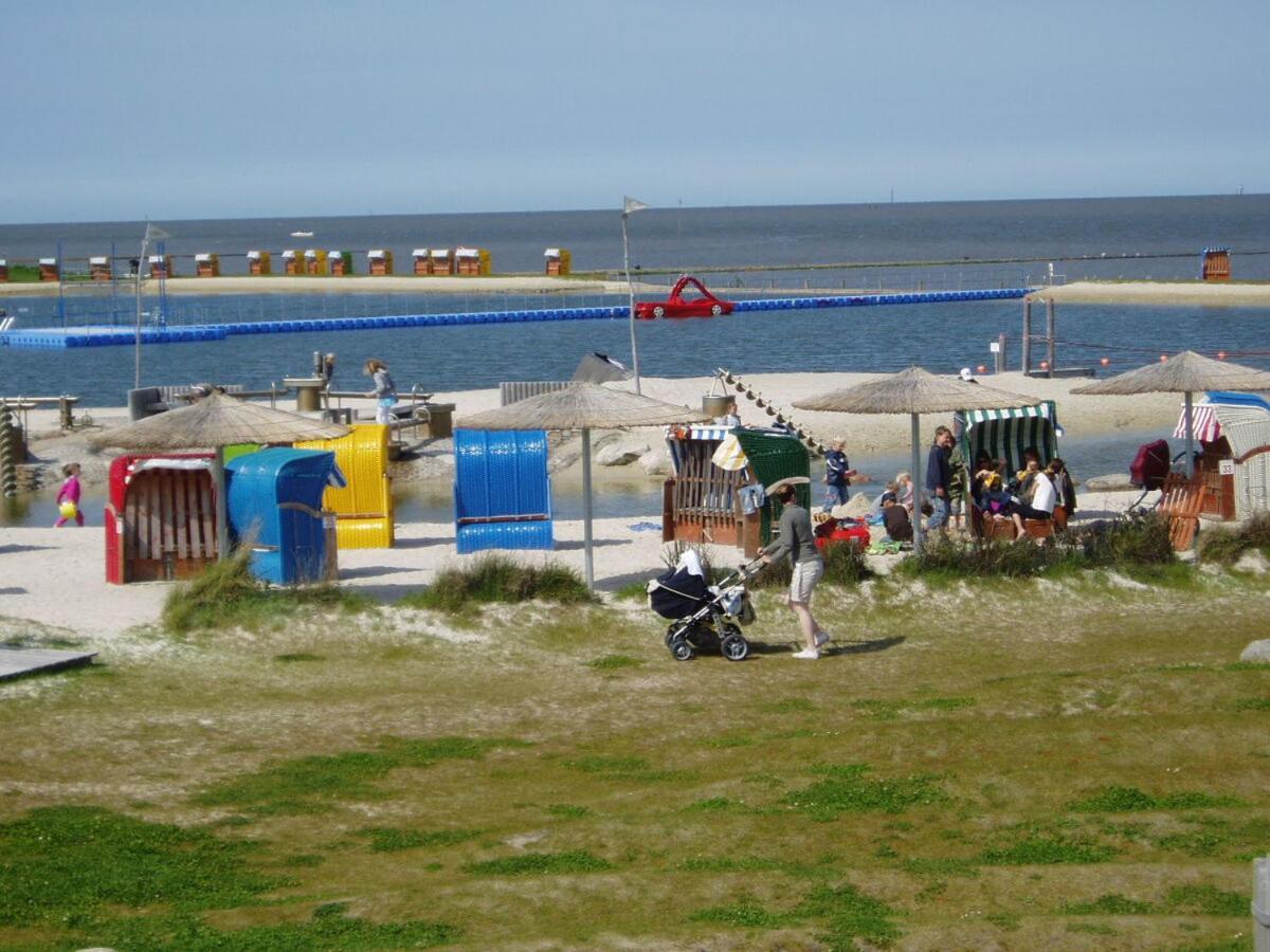 Ferienwohnung Hein Am Nordseedeich Butjadingen Exterior foto